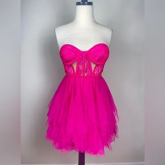 For Love & Lemons x Revolve Bustier Mini Dress - Picture 7 of 7